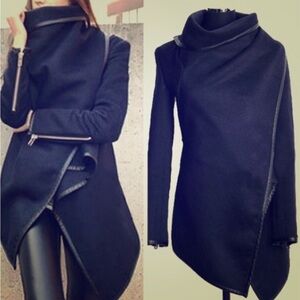Wrap style coat